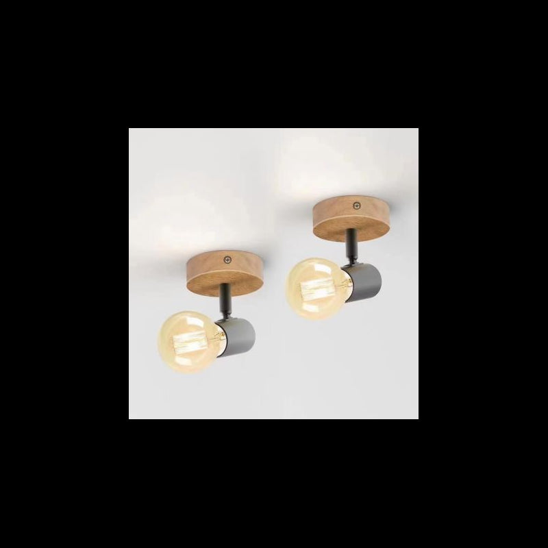 Aplica LED cu Lemn E27 max 1x40w