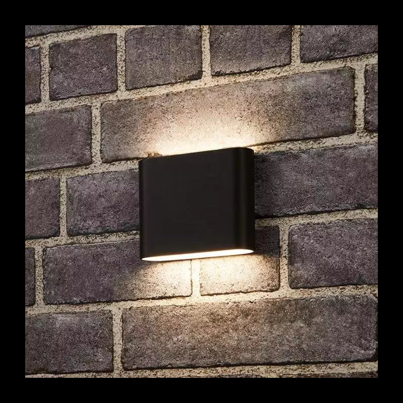 Aplica LED Exterior 6W Negru 3000K