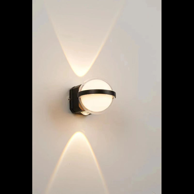 Aplica LED Golb exterior Perete 12W Lumina clada