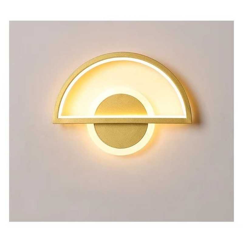 Aplica LED Gold Wall Mounted Perete 34W Lumina clada,3 Tipuri De Lumina