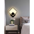 Aplica LED Negru Patrat 26W 1500lm Lumina rece