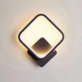 Aplica LED Negru Patrat 26W 1500lm Lumina rece
