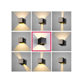 Aplica Perete FSL 2x3W Cub Negru Lumina Reglabila