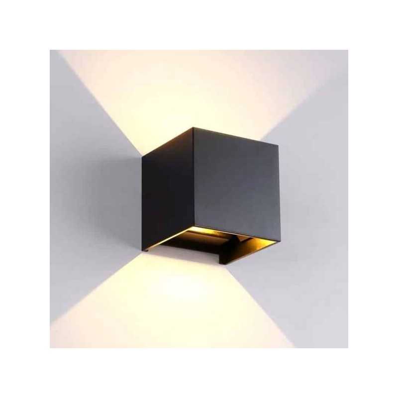 Aplica Perete FSL 2x3W Cub Negru Lumina Reglabila