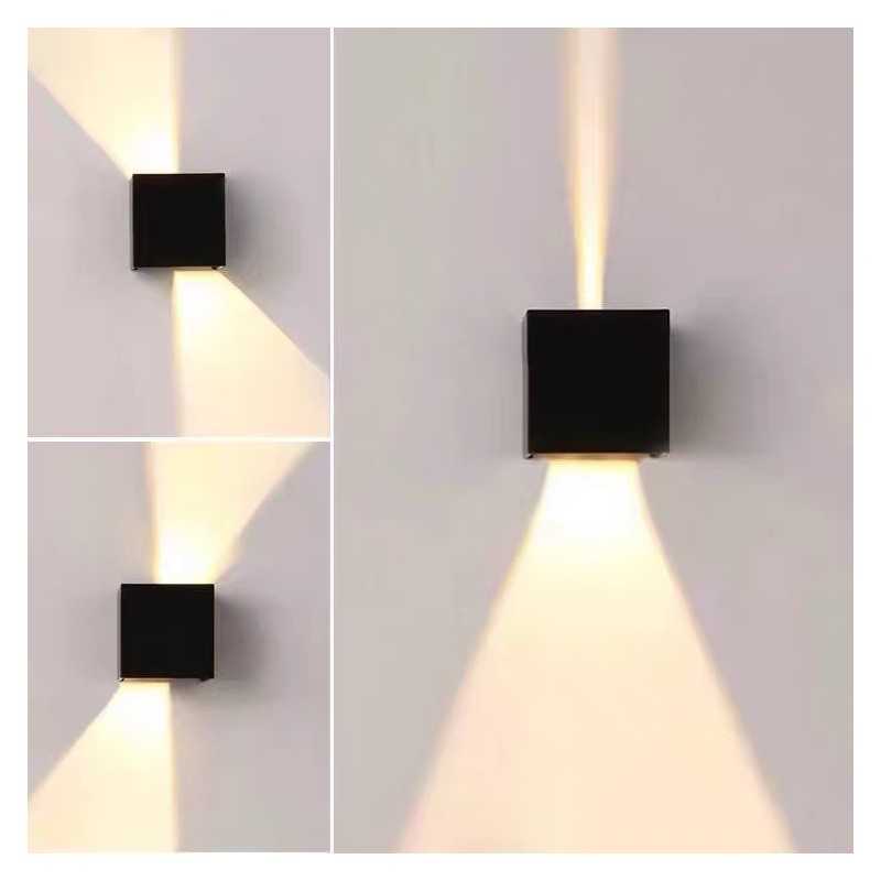 Aplica Perete FSL 2x3W Cub Negru Lumina Reglabila