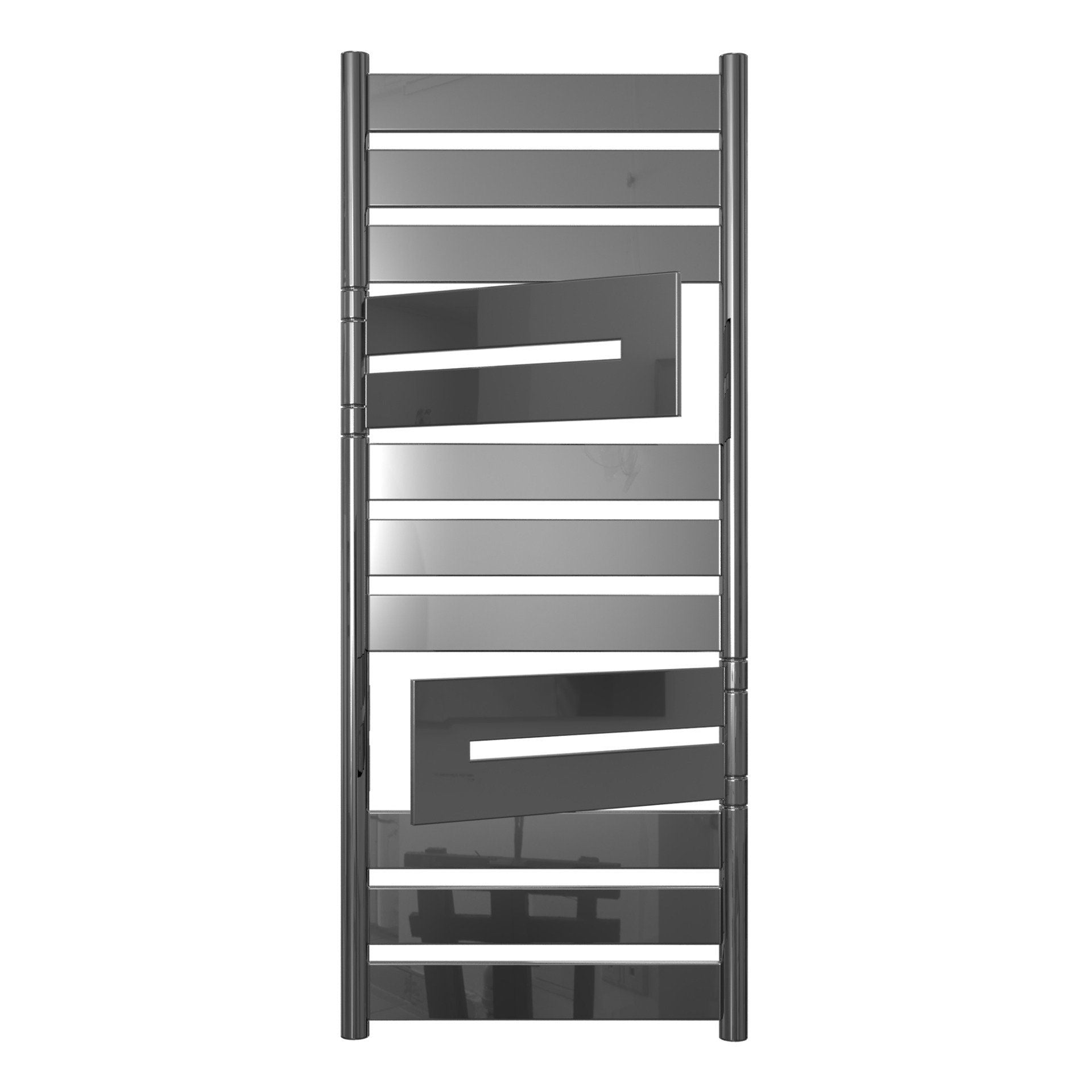 Calorifer baie portprosop decorativ cromat 500/1200 mm APOLLO FLEXI (include kit de instalare)