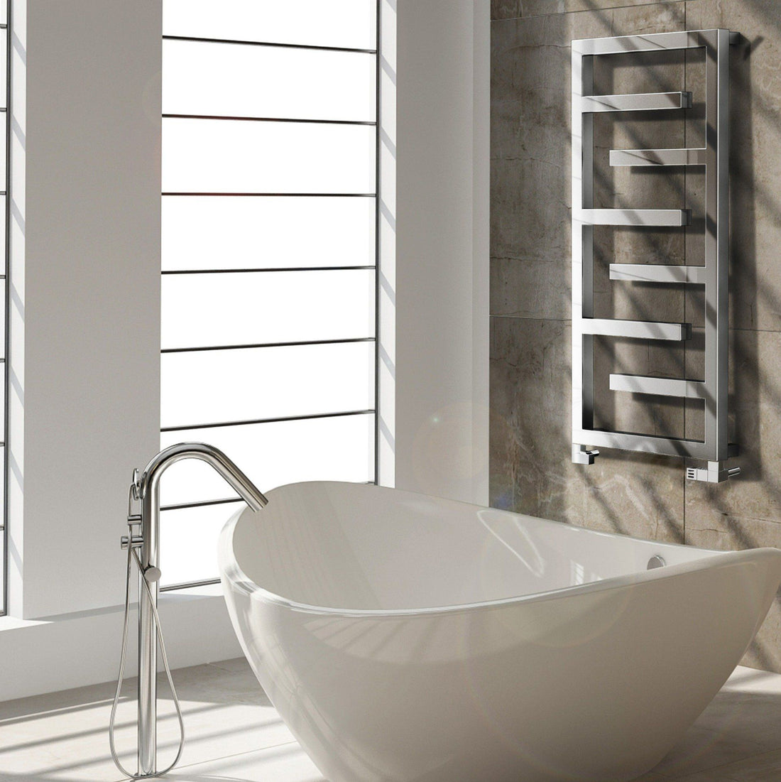 Calorifer baie portprosop decorativ colorat 600/1265 AZTEC (include kit de instalare)