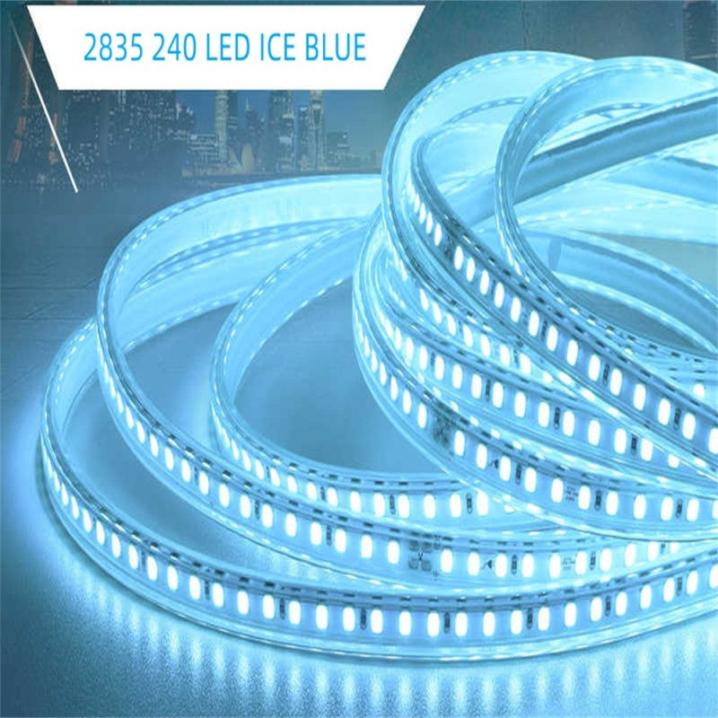 BANDA LED 12V 2835 240LED IP 20 ICE BLUE 21W/M