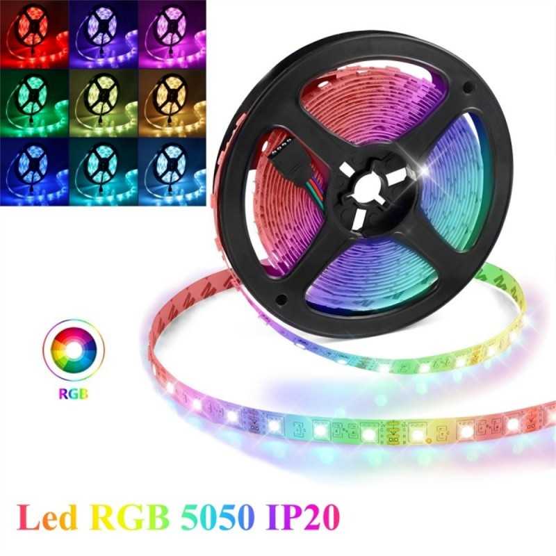 BANDA LED 12V 5050 RGB IP20 14.4W/M