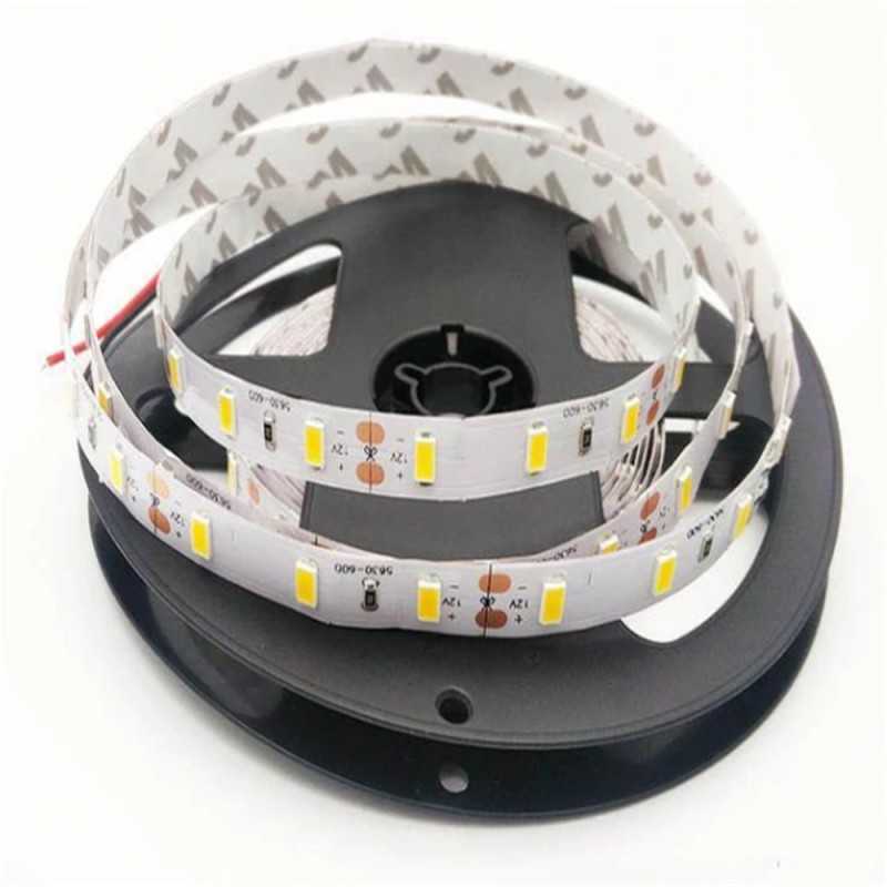 BANDA LED 12V 5630 60LED IP 20 6500K LUMINA RECE