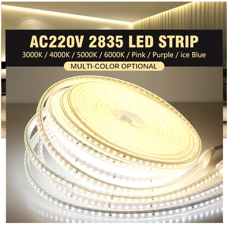 BANDA LED 220V 2835 120LED LUMINA RECE