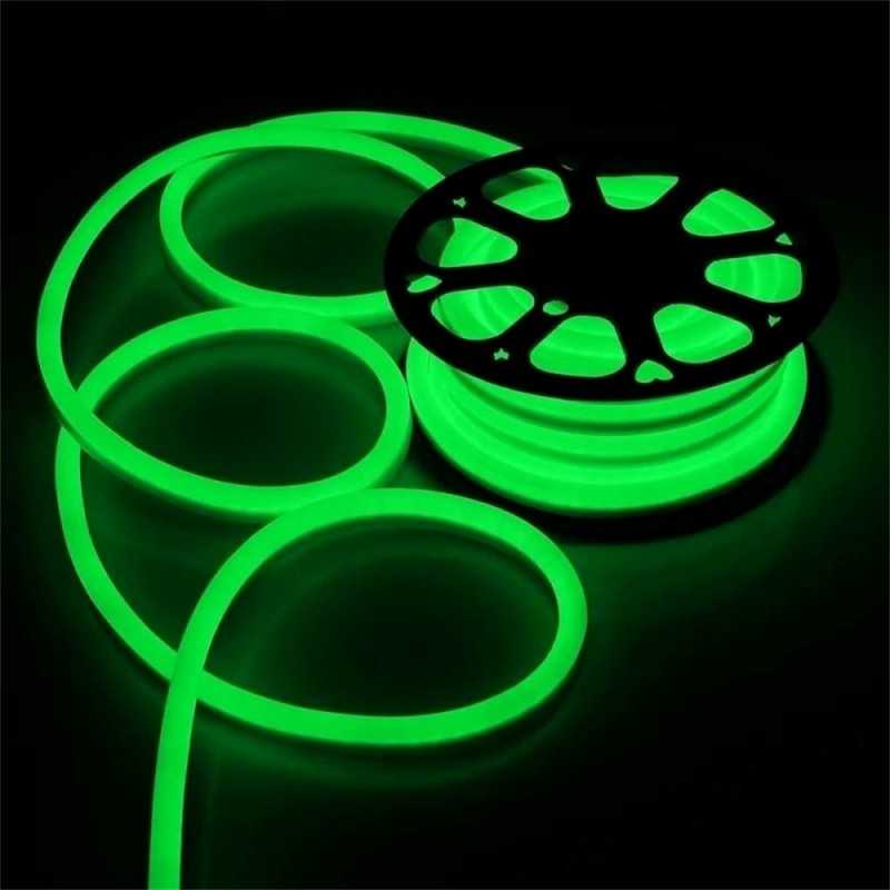 Banda led 220v neon flex verde