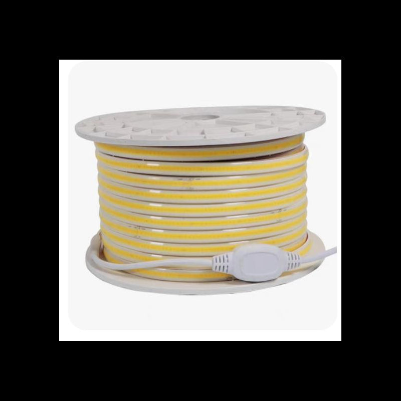 Banda Led Cob Furtun 288led/M 10w/M 8mm Ip65 3000k Lumina verde