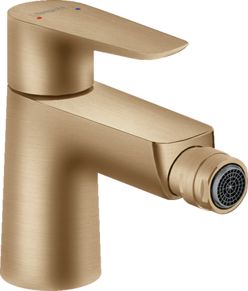 BATERIE BIDEU TALIS E CU VENTIL, BRUSHED BRONZE