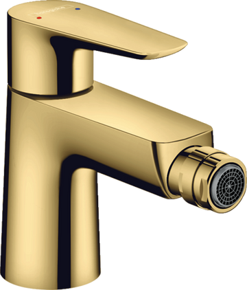 BATERIE BIDEU TALIS E CU VENTIL, POLISHED GOLD OPTIC