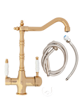 Baterie bucătărie cu 3 căi pentru filtru de purificare, CROM. Aquator - imagine 4