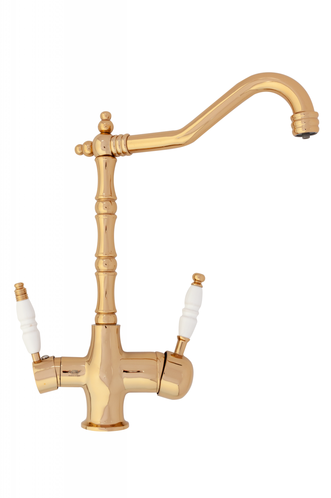 Baterie bucătărie cu 3 căi pentru filtru de purificare, CROM. Aquator - imagine 3
