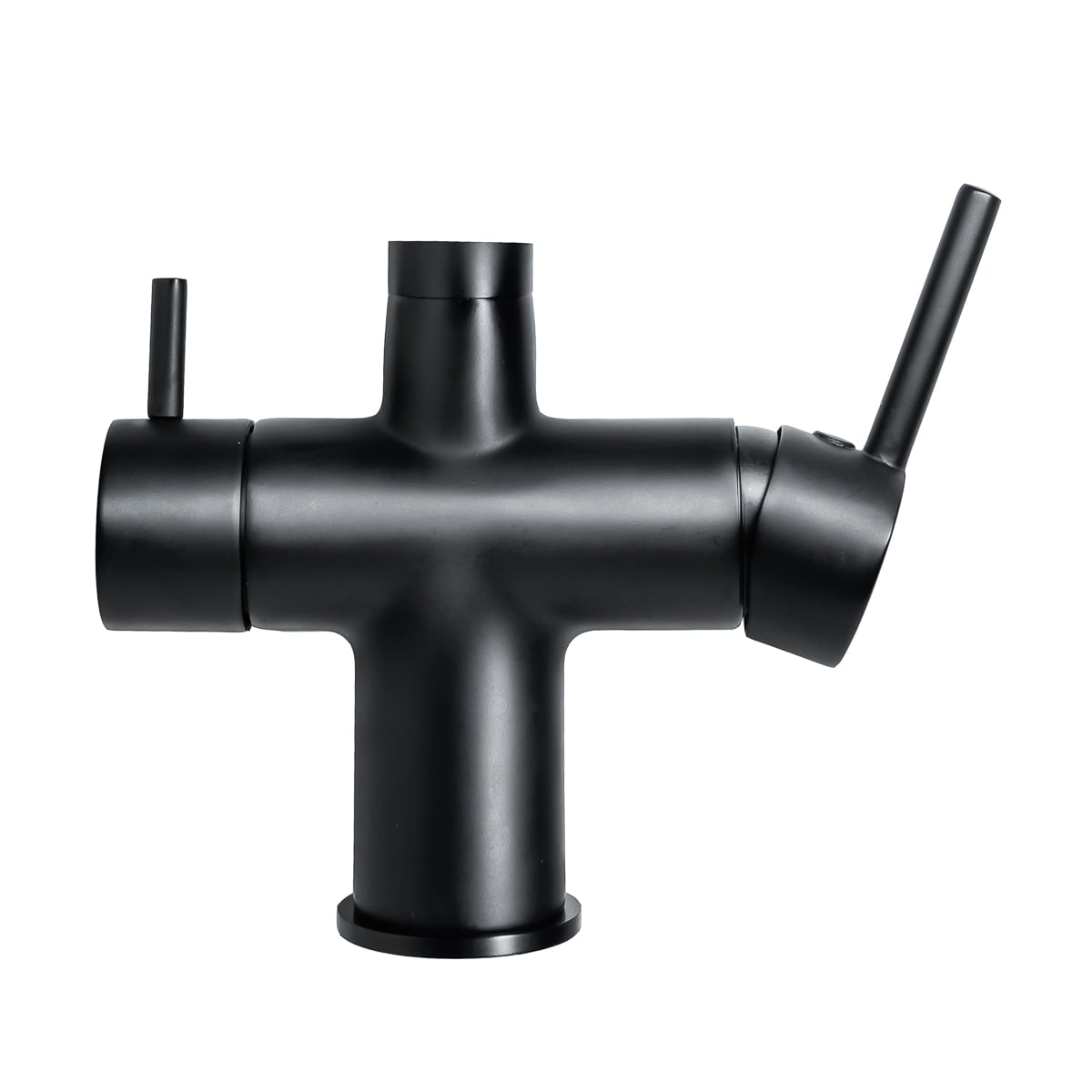 Baterie Bucătărie cu 3 Căi, pentru Apă Filtrată, Neagră, Finisaj Mat, Pipă Pivotantă, Înălțime 540mm Aquaphor Aquator - imagine 4