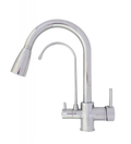 Baterie bucătărie cu 3 căi pentru filtru de purificare, crom Aquaphor Aquator 2007-CHROME