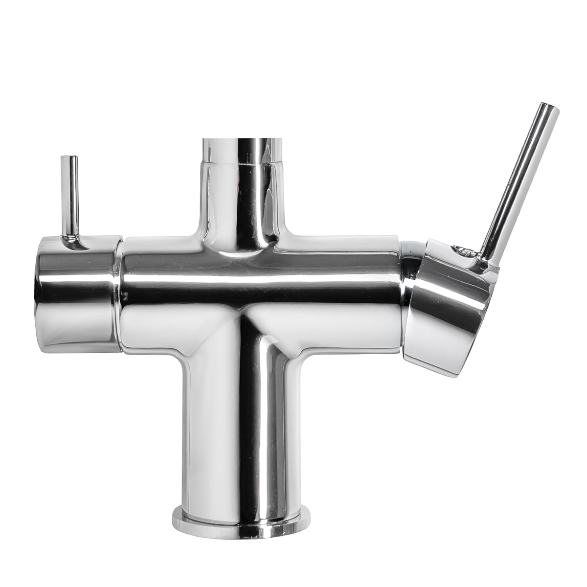 Baterie Bucătărie cu 3 Căi, pentru Apă Filtrată, Crom, Finisaj Lucios, Pipă Pivotantă, Înălțime 540mm Aquaphor Aquator - imagine 4
