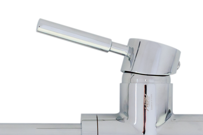 Baterie Bucătărie cu 3 Căi, pentru Apă Filtrată, Crom, Finisaj Lucios, Pipă Pivotantă, Înălțime 330mm Aquaphor Aquator - imagine 3