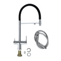 Baterie Bucătărie cu 3 Căi, pentru Apă Filtrată, Crom, Finisaj Lucios, Pipă Pivotantă, Înălțime 540mm Aquaphor Aquator - imagine 3