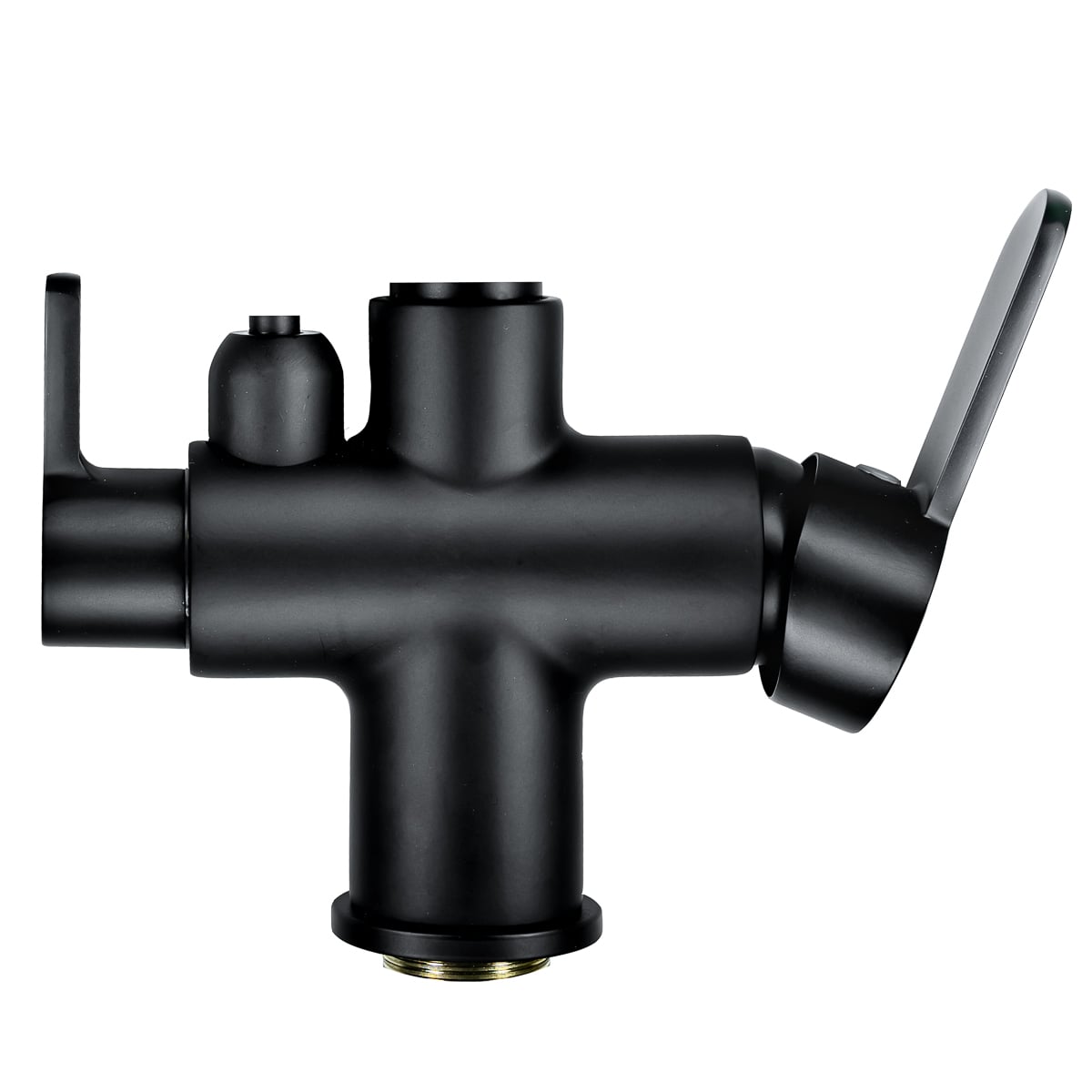 Baterie bucătărie cu 3 căi pentru filtru de purificare, neagră. Aquaphor Aquator - imagine 4