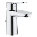 Baterie lavoar Grohe Bau Edge S-Size, ventil pop-up, crom
