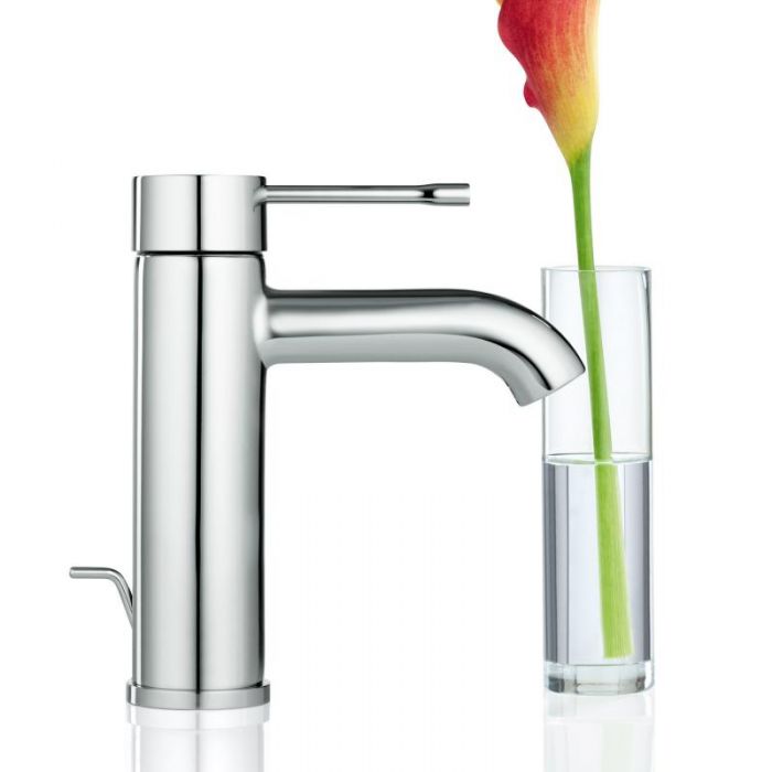 Baterie lavoar Grohe Essence S size, pipa rotunjita, ventil pop-up, crom