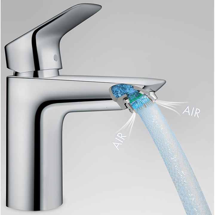 Baterie lavoar Hansgrohe Logis 100, ventil pop-up, crom