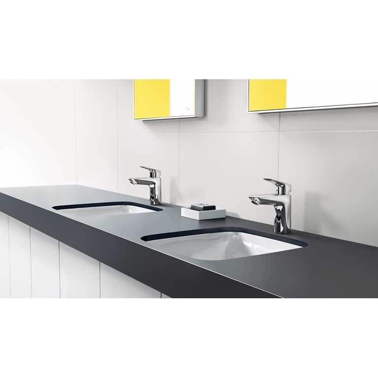 Baterie lavoar Hansgrohe Logis 100, ventil pop-up, crom