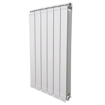 Calorifer aluminiu Oscar Tondo 1800 cu 6 elementi-White Radox 9010 (nu include accesorii montaj)