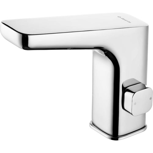 Baterie pentru chiuvetă, fără contact direct, cu reglarea temperaturii - 230/6V, Deante