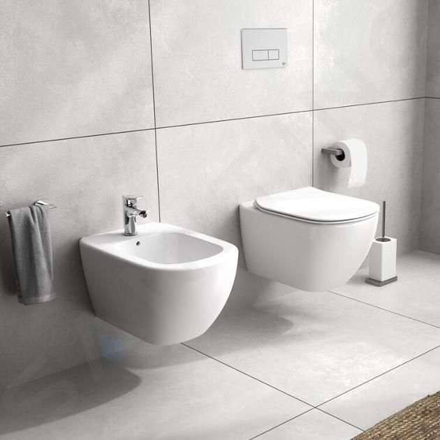 Bideu Ideal Standard Tesi T457001, suspendat, alb