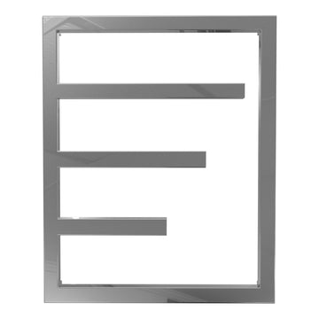 Calorifer baie portprosop decorativ cromat 600/740 mm BOKA (include kit de instalare)