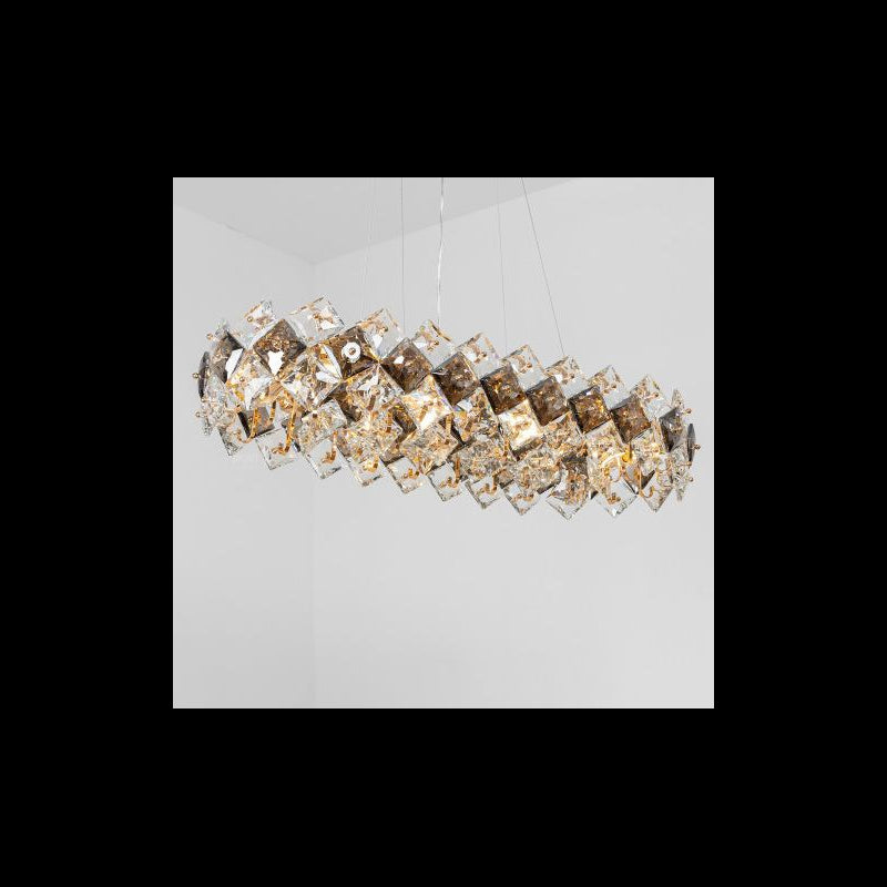 Candelabru Cristal Moderna 6xE14 D800x300mm