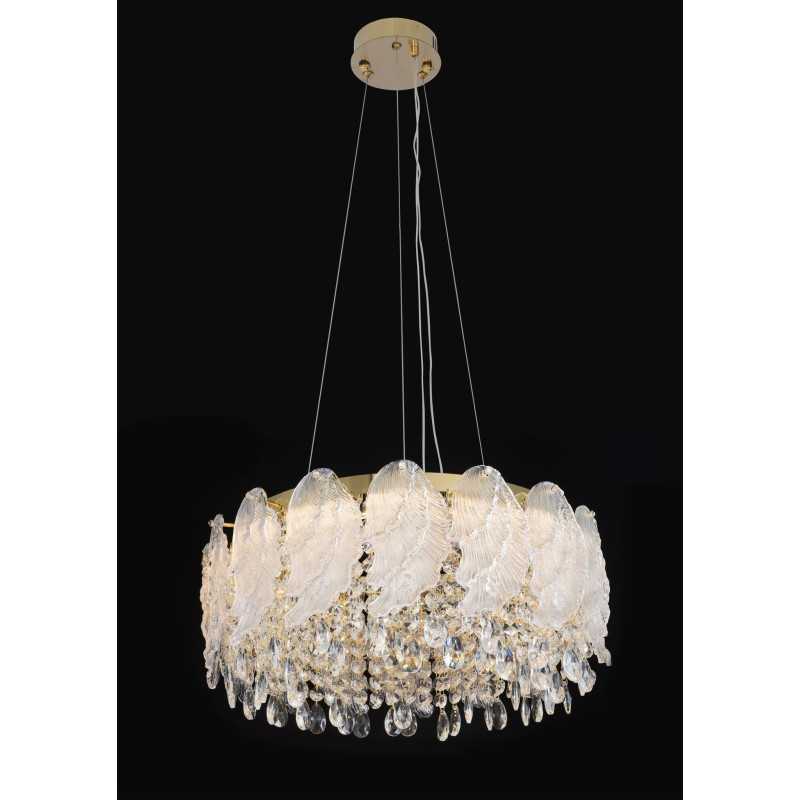 Candelabru Cristal Moderna cu LED D40cm 65W