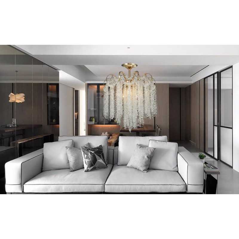 Candelabru Cristal Moderna D30CM