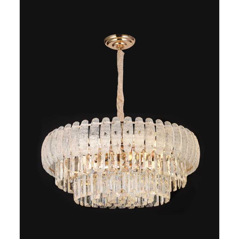 Candelabru Cristal Moderna D45cm E14x9