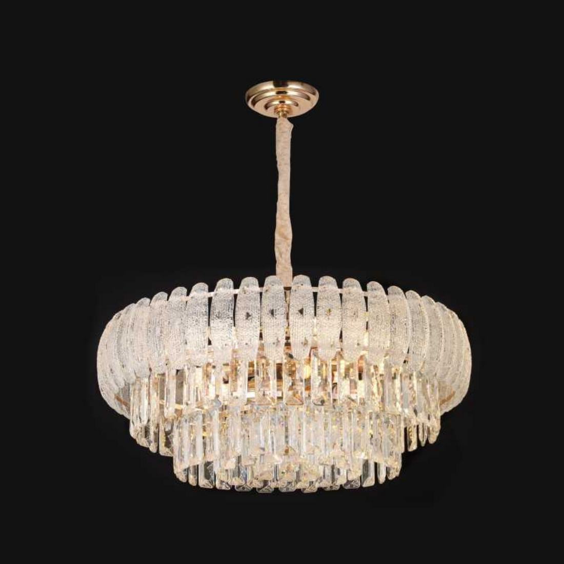 Candelabru Cristal Moderna 55×60×100cm, cu 12 becuri E14
