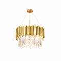 Candelabru de cristal pe lan? GOLD 7xE14/40W/230V