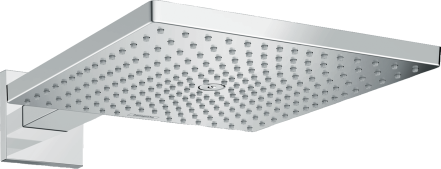 CAP DUS RAINDANCE E 300 AIR 1 JET, 300X300MM, CU PRINDERE PE PERETE CU BRAT 390MM, CROM