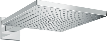 CAP DUS RAINDANCE E 300 AIR 1 JET, 300X300MM, CU PRINDERE PE PERETE CU BRAT 390MM, CROM