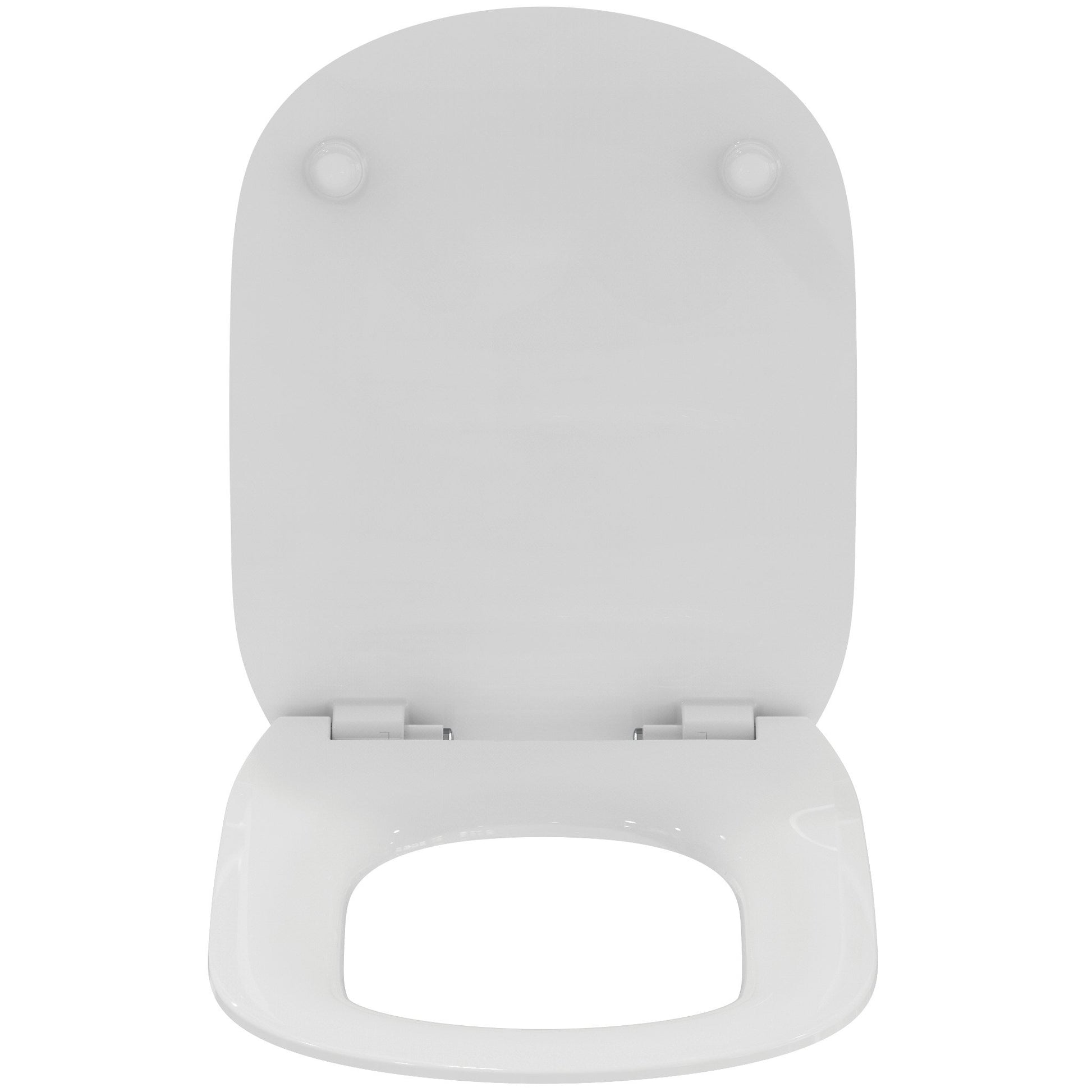 Capac wc slim Ideal Standard Tesi cu inchidere lenta pentru vas wc RimLS+