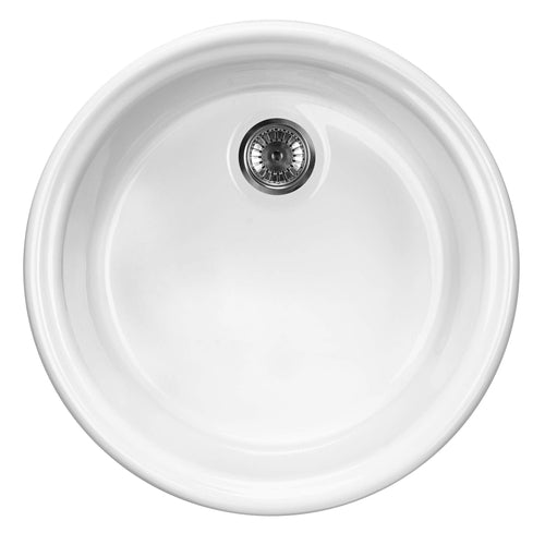 Chiuvetă ceramică, 1-cuvă, Deante