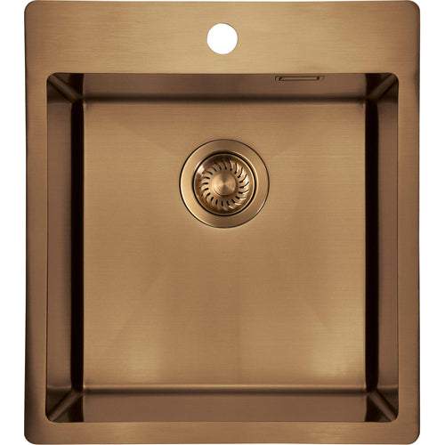 Chiuvetă din inox, 1-cuvă, Deante