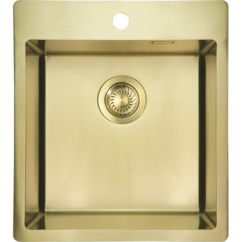 Chiuvetă din inox, 1-cuvă, Deante