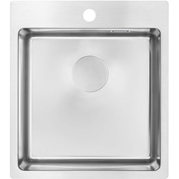 Chiuvetă din inox, 1-cuvă, Deante