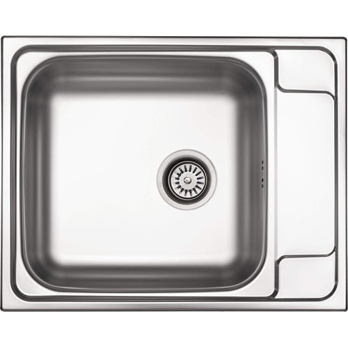 Chiuvetă din inox, 1-cuvă cu picurător, Deante