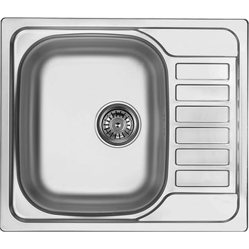 Chiuvetă din inox, 1-cuvă cu picurător, Deante
